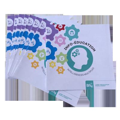 China paper & Cheap Digital Printing Cardboard Brochures for sale