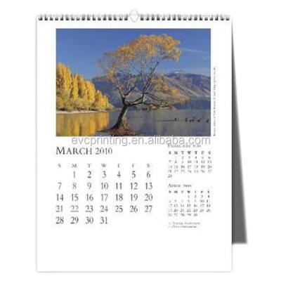 China Wall Calendar Wire-O Limit Wall Calendar Print for sale