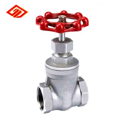 China General Good Quality Slide Gate Valve Factory Price Stainless Steel BSP NPT Screw Gate Valve for sale