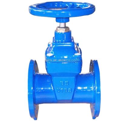 China General Ductile Iron Water Resilient Seated Rising Stem Flanged Gate Valve PN16 DN100 For Water Use for sale