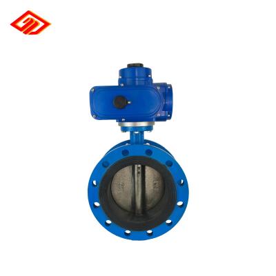 China General Ductile Iron Flange Ends Worm Gear Pneumatic Electric Actuator Soft Seal Butterfly Valve for sale