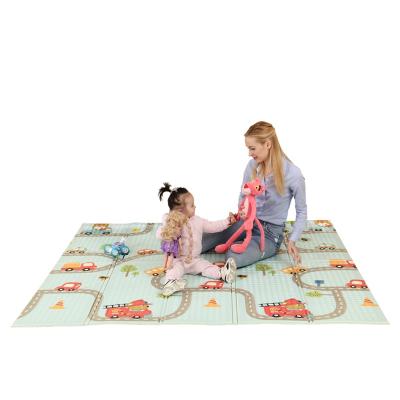 China Eco-friendly soft play mats folding baby gym foam parklon play mat foam for kids children for sale