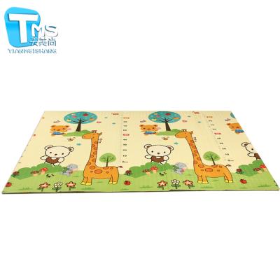 China Eco-Friendly Outdoor Double Mat Alphabet Brain Developing Rug Baby Crawling Animal Play Mat for sale