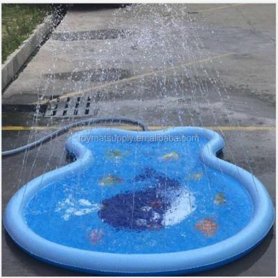 China 2020 Inflatable And Easy To Use Inflatable Sprinkler Outdoor Pad For Kids Soar Splash Water Play Mat In Summer for sale