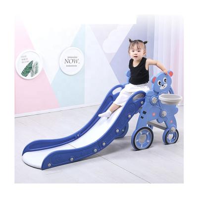 China Indoor plastic kids slide high quality colorful theme park/home kids slide on sale for sale