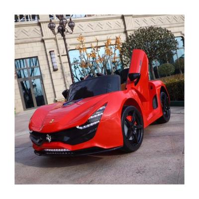 China Kids Remote Control Cars Wheel LED Headlights Power Electric Toys Ride On Car For Children for sale