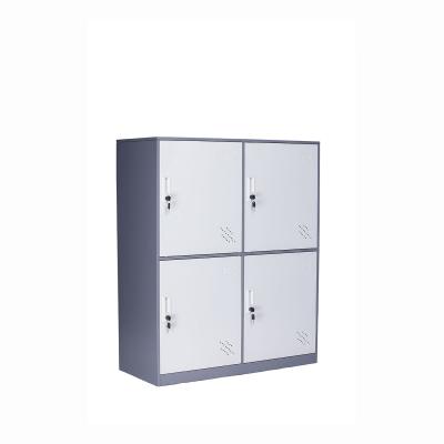 China (Other) YUANJU 4 Door Office Locker Adjustable Small Office Cabinet Office Furniture Locker for sale