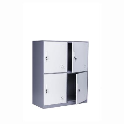 China YUANJU 4 Adjustable Door Shelves (Others) Office Cabinet Locker Office Furniture Small Adjustable Locker, Locking Swing-Out Doors for sale