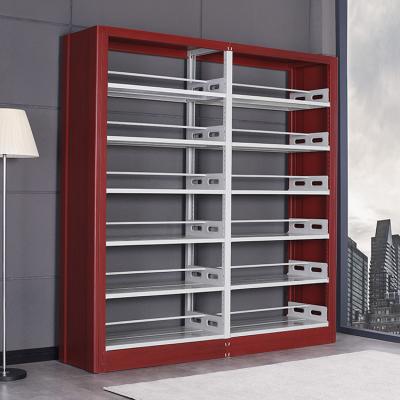 China YUANJU Modern Modern Metal Shelves Library Furniture School Shelves High Quality College Library School Reading Room Shelf for sale