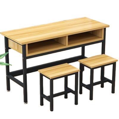 China Wholesale Modern Comfortable School Furniture Double Desk And Chairs 50 Pcs Cardboard T/T for sale