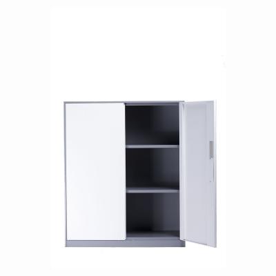 China (Other) YUANJU 2 Door Adjustable Half Door Cabinet with Lock Modern Office Furniture File Cabinet Design Locking Swing-Out Doors High Quality for sale