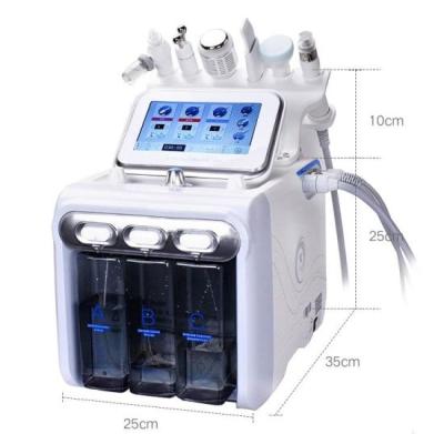 China High Quality Factory Price Face Lift 6 in 1 Hydrogen Oxygen Dermabrasion Water Small H2O Bubble Facial Machine for sale