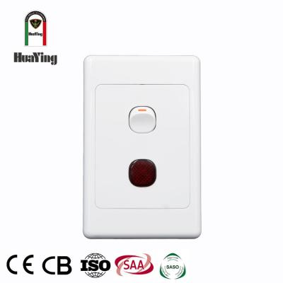 China ABS/PC Plastic Hot Sale 20A Electric Water Heater Wall Switch for sale