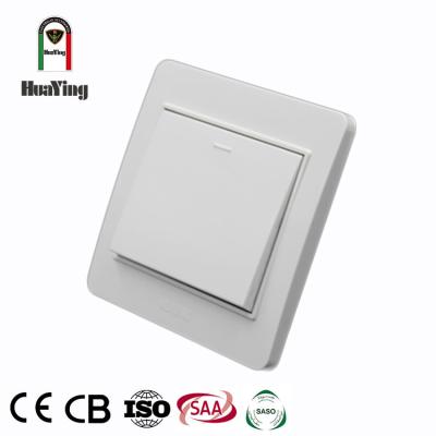 China Fancy UK ABS / PC Plastic One Strip One Wall Two Way Light Switches for sale