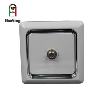 China TV Home European Type Simple Electric Receiving Satellite Wall Socket for sale