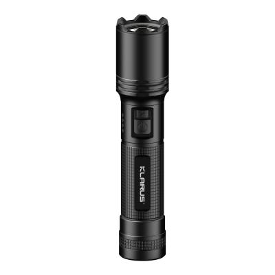 China Factory Supply Aluminum LED Direct Camping Flashlight 1000 Lumens Klarus A1 Waterproof Home Use 18650 Flashlight for sale