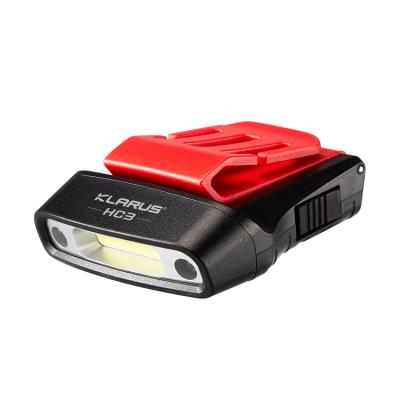 China Industrial Wholesale Quality Visor Clip Mini Powerful Headlamp Flashlight Motion-sensing Lamp for sale