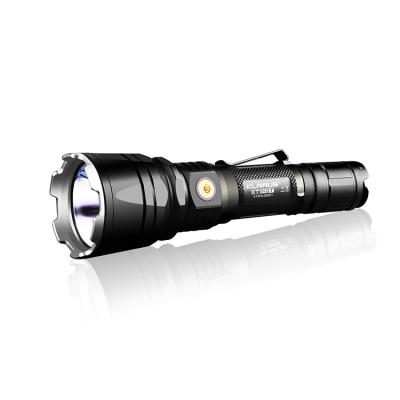 China Emergency KLARUS XT12GT Tactical Cree XHP35 HI D4 LED Rechargeable Flashlight with Magnetic USB Charging Connector for sale