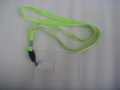 China Transparent business card usb flash drive with lanyard attachment (MY-UC09) for sale