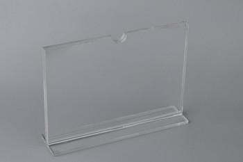 China Table Top Acrylic Sign Holder Display Stand , Card Display Holder Sign Holder for sale