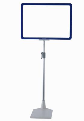 China Metal Floor Poster Stands with A3 A4 A5 Price Display Frame for sale