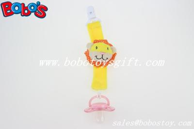 Китай Младенец льва плюша желтый Toys держатель Soother зажима Pacifier младенца для младенца продается