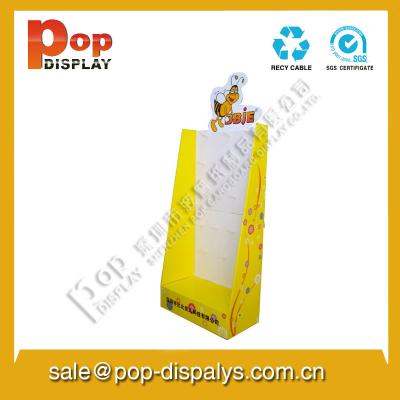 China Retail Lightweight Hook Display Stands Recycled With 4 Full Color for sale