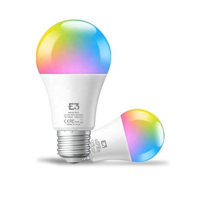 China 7W RGB+CW Home Alexa E27 B22 E26 LED WIFI Bulb +WW Tuya Google , Smart Wireless Home Control A60 LED Bulb 7 Watt 60*118mm for sale