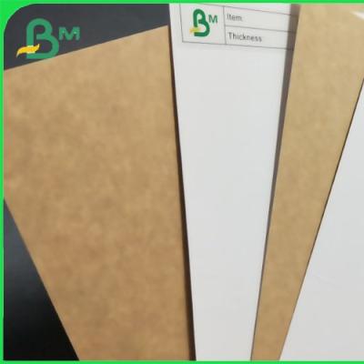 China material de papel de la caja de los alimentos de preparación rápida de la categoría alimenticia Kraft de la parte posterior revestida blanca de 225g 325g en venta