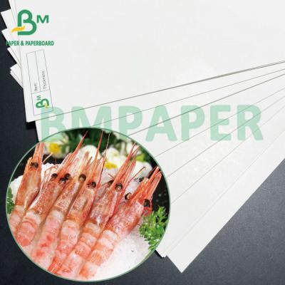 China Food Grade Frozen White Cardboard 275gsm 325gsm 350gsm for Packing Seafood Products à venda