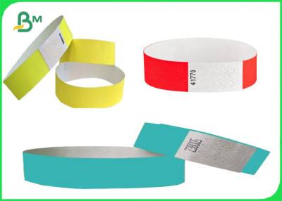 Chine Bracelets non-enduits d'événement de Tyvek, bracelets de papier de Tyvek pour la partie Rolls à vendre