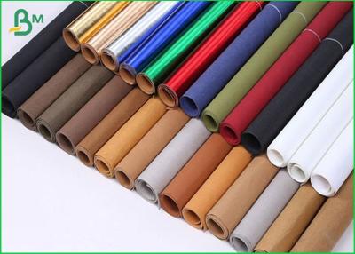 China Tearproof coloreó el rollo del papel lavable, la tela lavable del papel de Kraft para las bellas arte del bolso DIY y artes en venta