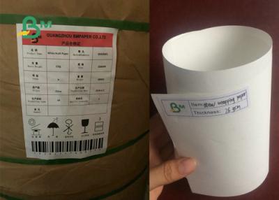 China 100gsm 120gsm 140gsm Food Grade Paper Roll , White Kraft Paper for Paper Plates for sale