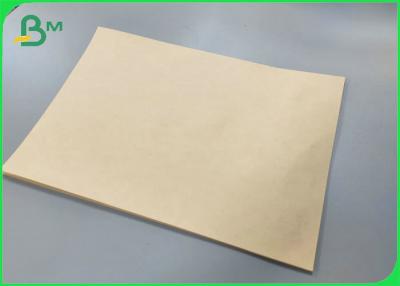 China FDA Approved 80sm 120gsm Unbleached Kraft Paper Bamboo Pulp Food Packaging Paper for sale