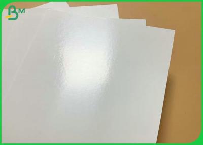 China 210g 300g PE Coated Paper White Card For Making Pizza Box Oilproof for sale