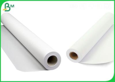 China Papel de trazador superficial de la suavidad cad, 3 papel de rollo del trazador de la base 80gsm de la pulgada en venta