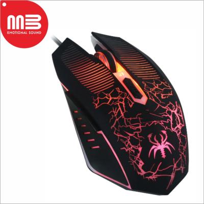 China 3D Mouse USB Wired Gaming Mouse With LED Color Light 3200DPI LED Both Hands for sale