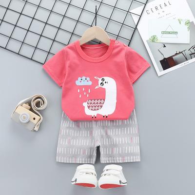 China Hot Selling Beautiful Casual Summer Baby Kids Clothes Fashion Children Clothes Set Smart New for sale