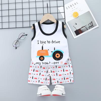 China To Keep Warm Baby Clothes Sets Vest Sweater Summer Cotton New Vest Shorts Boys And Girls Sets Children's Sleeveless Clothing for sale