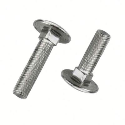 China High Tensile Stainless Steel Carriage Bolt 1/4-20 m3x10 Carriage Bolt for sale