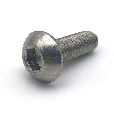 China Industry China Stainless Fastener ISO 7380 m3 m4 m5 m6 m8 304 Button Head Allen Bolt for sale