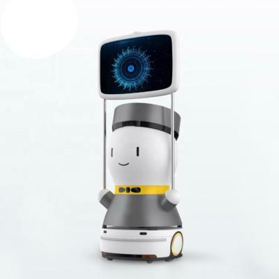 China Restaurant G2 displaying advertisements guiding customers autonomous mobile humanoid service robot for sale