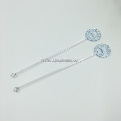 China Food Grade Sustainable Promotion Plastic Clear Cocktail Stirrer for sale