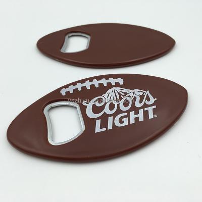 China 2016 Viable Hot Sales Promotion Soccer Shaped Plastic Bottle Opener for sale