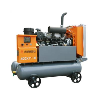 China Lgy Series Lubricated Portable Screw Movable High Quality Air Compressor For Mining Machine for sale