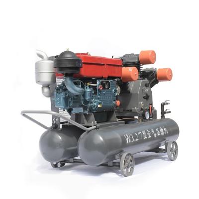 China OIL-LESS 3.2/7 Diesel Reciprocating Extraction Air Compressor Environment Friendly for sale