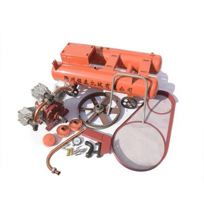 China Professional OIL-LESS Equipment 18.5kw Diesel Engine Mining Piston Air Compressor for sale