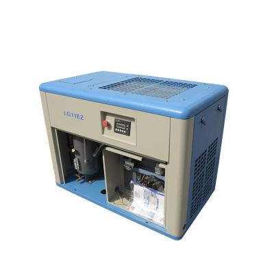 China Environmental Friendly Energy Efficient Variable Lubricated Speed ​​Screw Type Air Compressors for sale