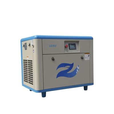 China Machinery And Equipment Lubricated 7.5 Kw Professional Industrial Screw Air Compressor for sale