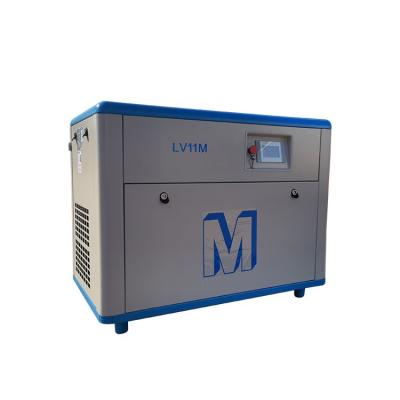 China Environmental Protection Energy Saving High Efficiency Lubricated Screw Air Compressors for sale